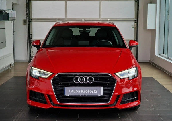 Audi A3 cena 104900 przebieg: 55117, rok produkcji 2018 z Łódź małe 781